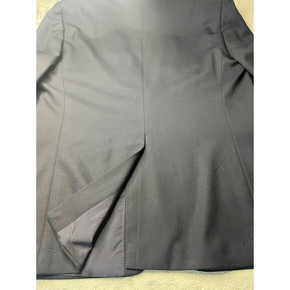 Lauren Ralph Lauren Suit coat 42L Mens Solid Blue 100% Wool - Picture 2 of 7